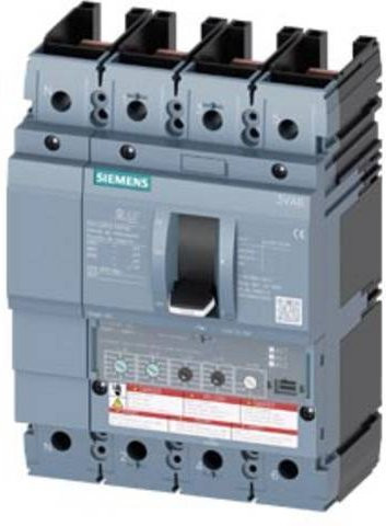 Siemens 3VA6110-6HM41-0AA0 Leistungsschalter in Grau mit einem Einstellbereich von 40 - 100A und einer maximalen Schaltspannung von 600 V/AC - Bild 1