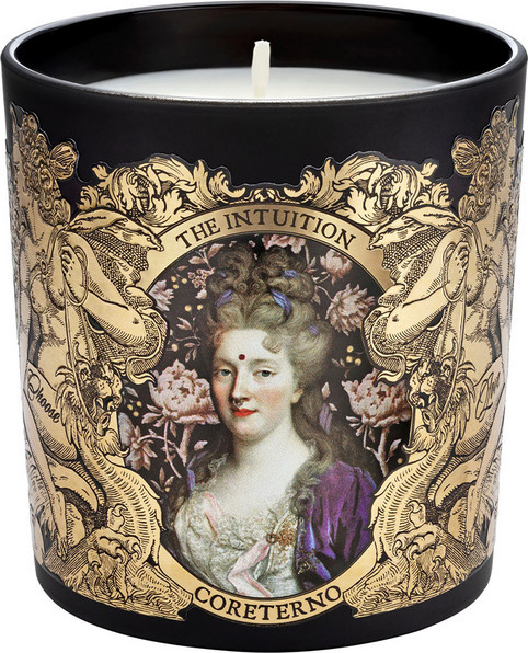 Coreterno The Intuition Duftkerze im Art Nouveau Design, Gold/Schwarz, Glas - Bild 1