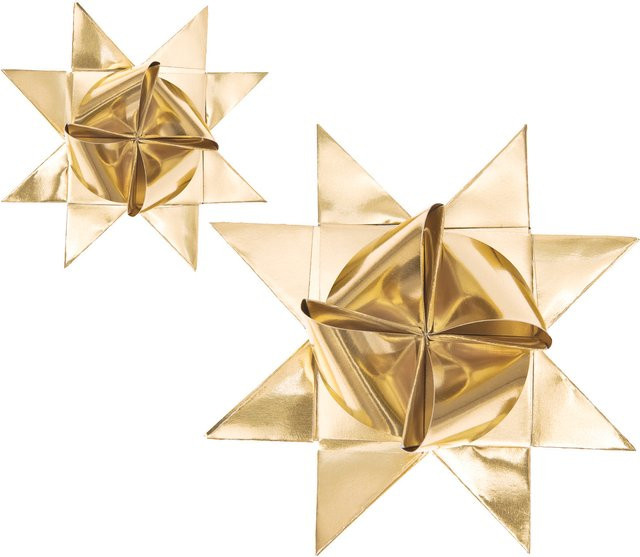 Rico Design Paper Poetry Fröbelstreifen Metallic Gold glänzend B: 120 cm, H: 60 cm, T: 60 cm - Bild 1