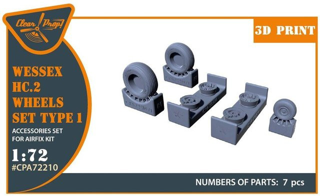 Airfix Wessex HC.2 - Wheel set type 1 - Bild 1