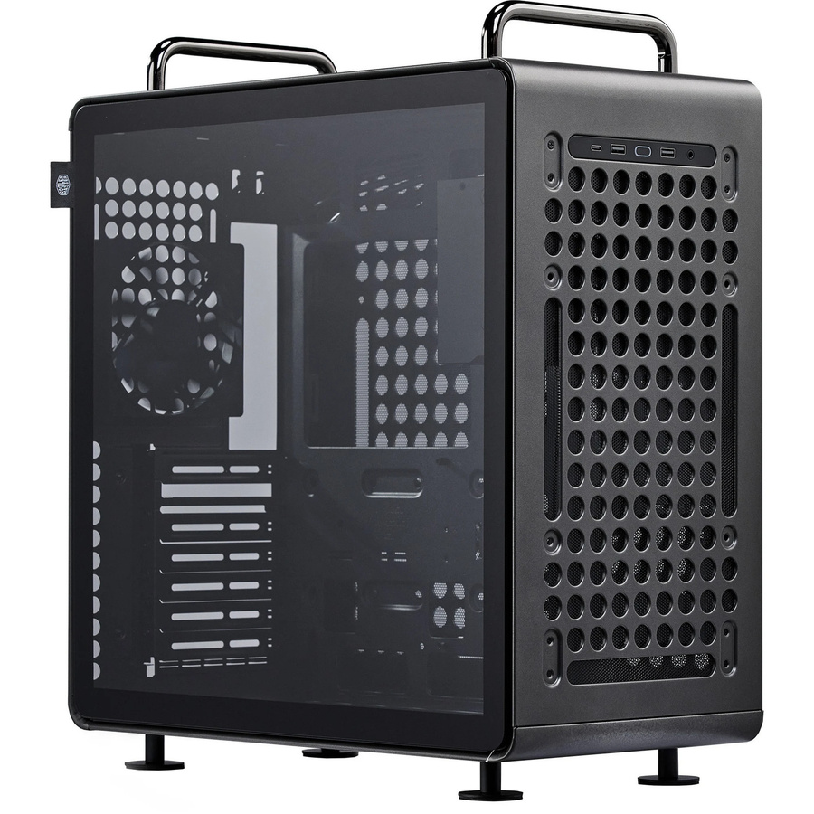 Cooler Master QUBE 540 Stardust Iron Tower-Gehäuse in Silber und Schwarz mit e-ATX Unterstützung und USB-C sowie 3,5 mm Klinke - Bild 1