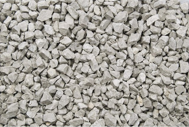 Marmorsplitt Scherf in Silber-Grau, Körnung 8 - 12 mm, 1000 kg Big-Bag - Bild 1