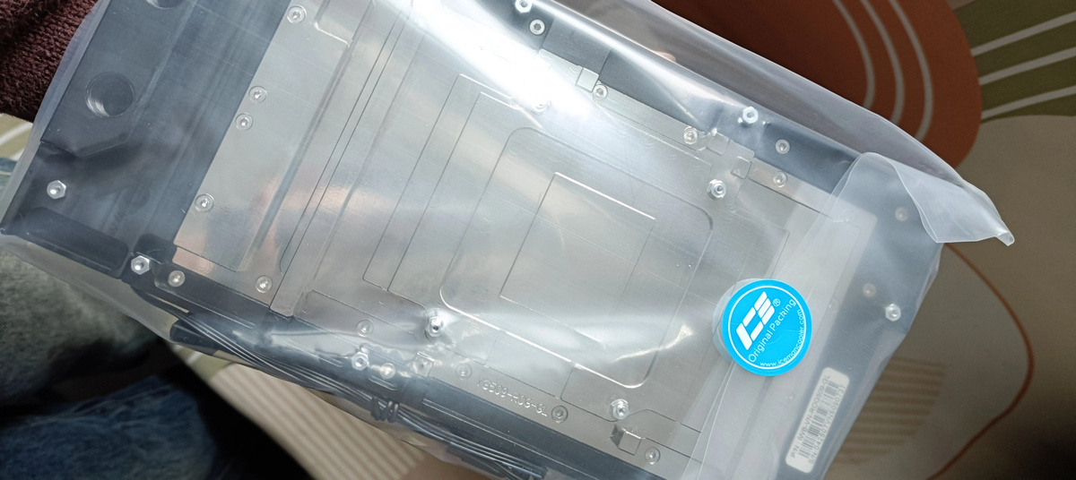 IceManCooler Glas-Wasserblock für ASUS ROG Astral Geforce RTX 5090D und 5090 Grafikkartenkühler mit Rückplatte, transparent/schwarz - Bild 4