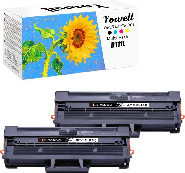Yowell MLT-D111L Schwarztoner-Kartusche kompatibel mit Samsung Xpress M2020, M2020W, M2022, M2026, M2070 und M2070W - Bild 1