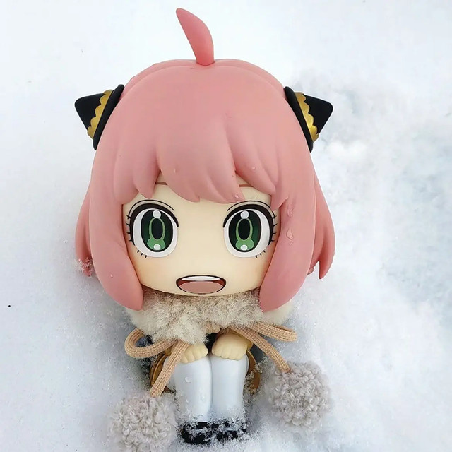 Bandai Spy Family Anya Cosplay Figur, 2d Doppelseitige Modell, 13 cm - Bild 1