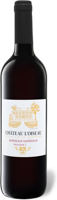 Château l’Oiseau Bordeaux Supérieur AOP Rotwein trocken 2024 0,75 l - Bild 1