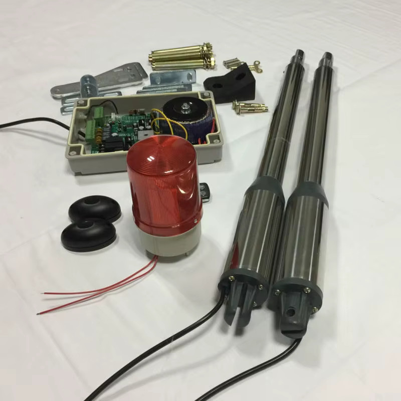 Automatischer Drehtoröffner mit zwei Armen von KINGJOIN&GALO inklusive 4 Fernbedienungen, 1 Paar Fotozellen und 1 Alarmleuchte - Bild 2
