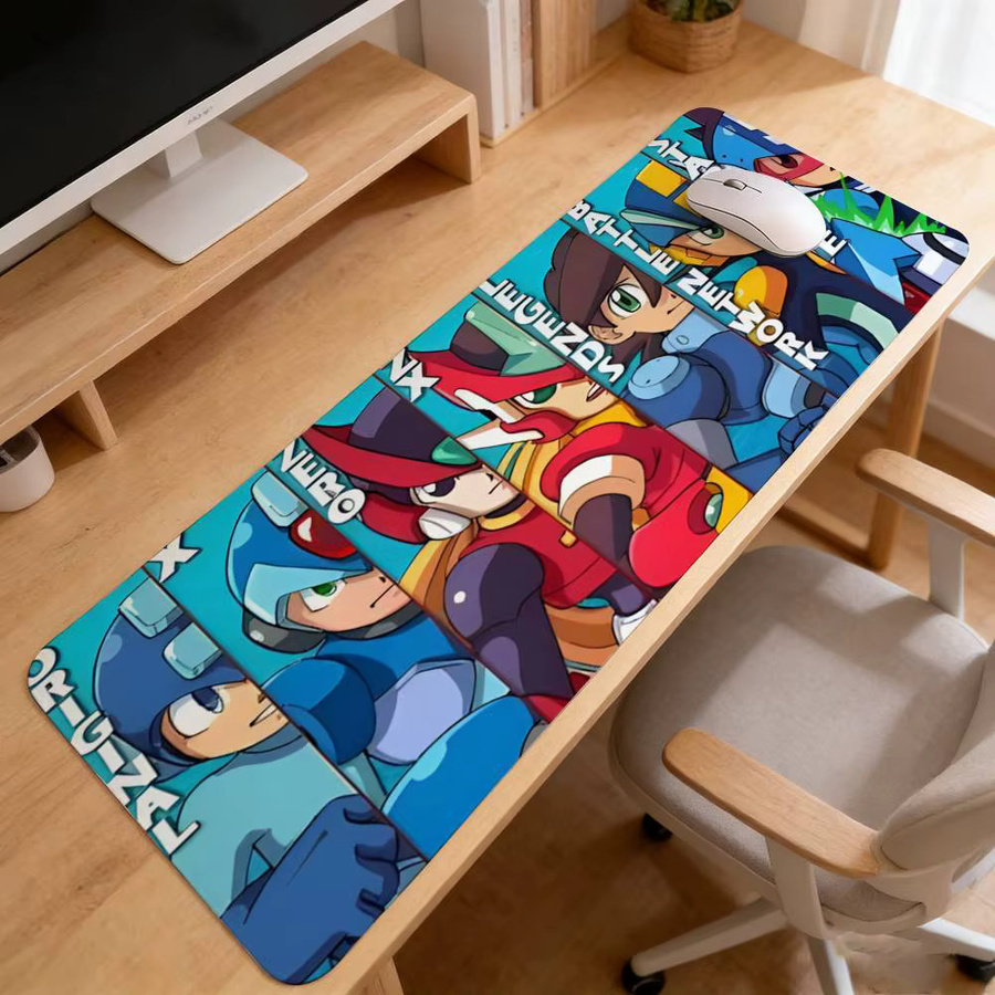 M-Megaman Anime Gaming Mauspad Sakura Deskmat in Multicolour - Bild 4