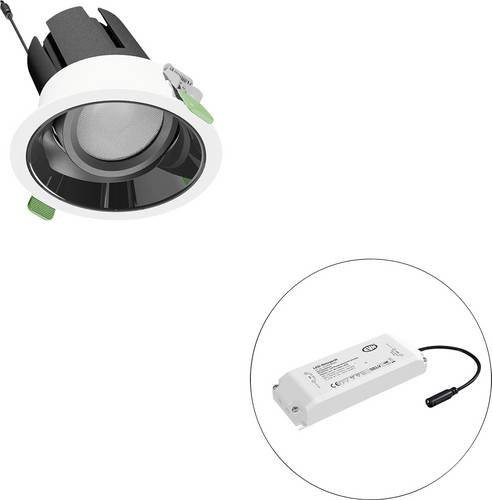 EVN LED-Deckenstrahler F04R09SM2540L24P in Weiß, rund und verstellbar - Bild 1