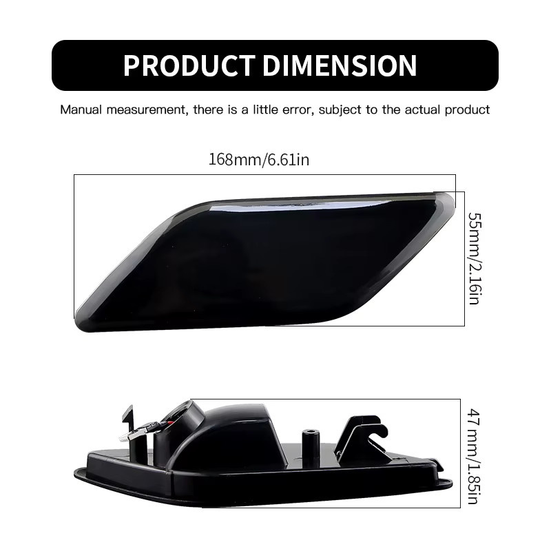 Dynamische LED Seitenmarkierungsleuchten für Mercedes Benz W212 E-Klasse E300 E350 E550 E63 AMG Limousine und Wagon (2010-2013) von SAARMAT - Bild 5