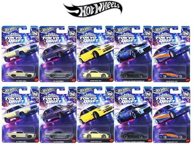 Mattel Hot Wheels Fast & Furious, Druckgussauto-Modellsammlung, 1:64, Set - Bild 1