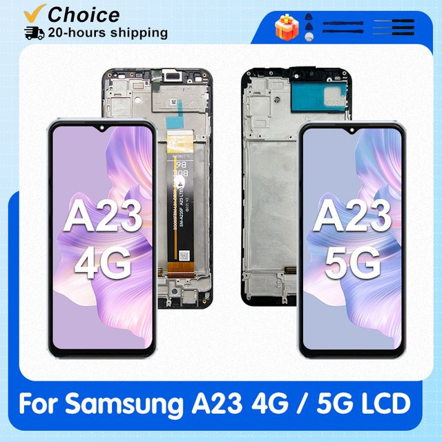 Samsung Ersatz LCD-Display mit Touchscreen-Digitizer für Galaxy A23 4G 5G A235 A236 in Schwarz, 6,6 Zoll - Bild 1