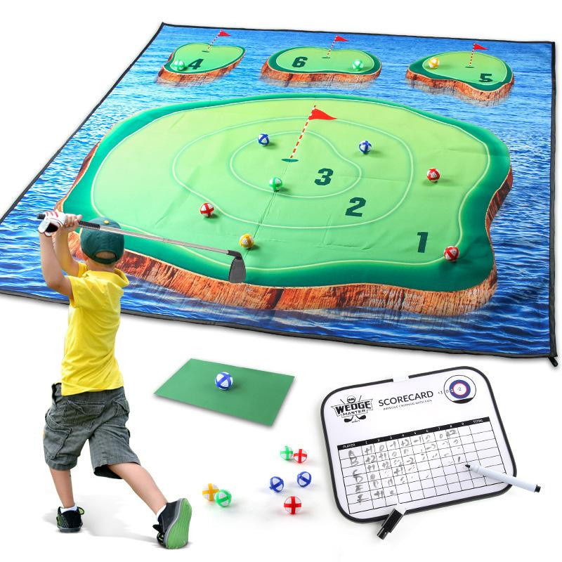 Happy Time For kids Golfspielmatte Set mit Zielaufkleber 7-14 Jahre - Bild 1