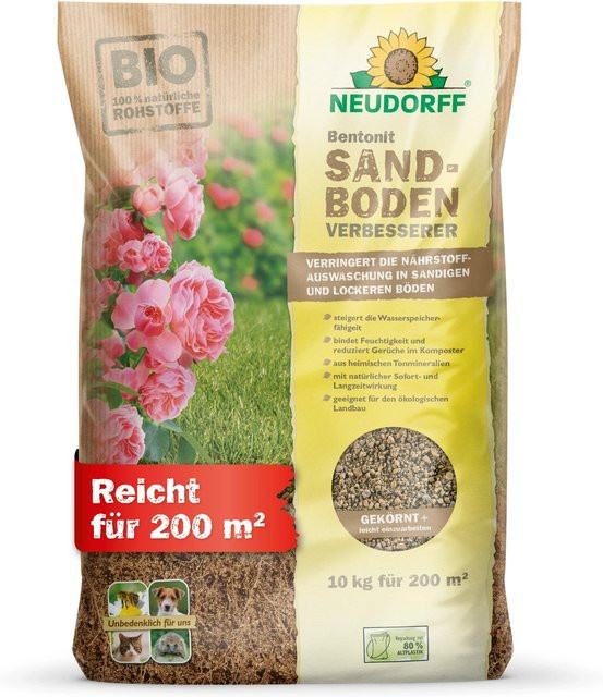 Neudorff Bentonit Sandboden-Verbesserer mit Tonmineralen, 10 kg - Bild 1