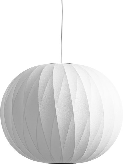 HAY Nelson Ball Criss Cross Bubble Pendelleuchte in Weiß mit organischer Form und E27 Fassung - Bild 1