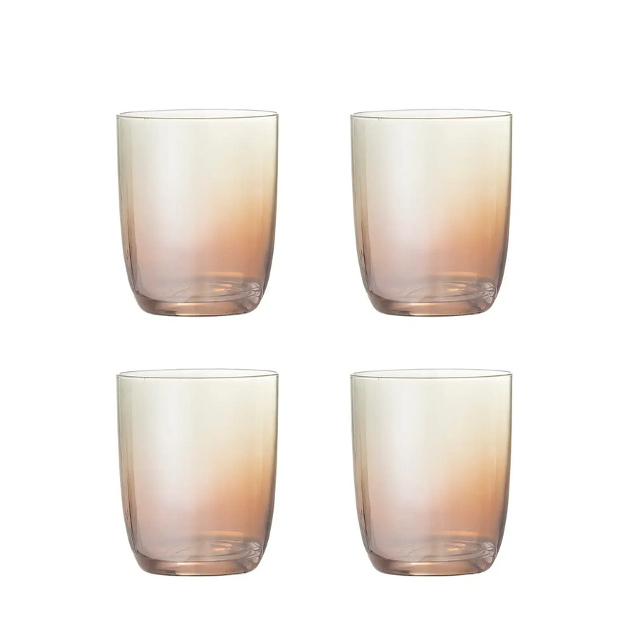 Bloomingville Trinkglas Aston aus Glas in Bronze, 4 Stück - Bild 1