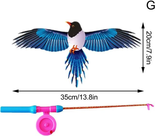 Fashnics Mini-Angelruten-Drachen, Tiere, ab 3 Jahren - Bild 1