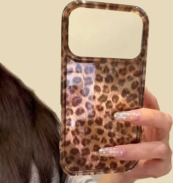 Gold Leopard Handyhülle Tedyhülle für iPhone 16 15 14 13 12 11 Pro Max und weitere Modelle, Farbe: Gold - Bild 1