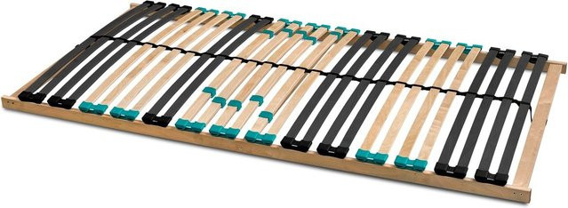Coemo 7 Zonen Lattenrost DRÖMSON aus Buche und Birke, B/T: 120 x 200 cm, starr und ergonomisch - Bild 1