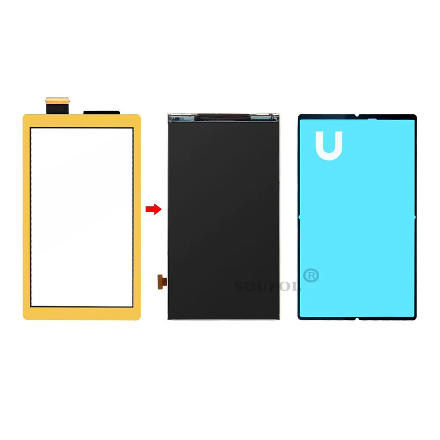 MBCHIPSTAR 2in1 LCD Display mit Touch Screen Ersatz für Nintendo Switch Lite in Weiß und Silber - Bild 3
