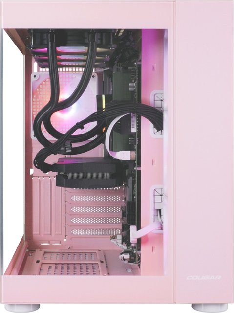 COUGAR Gaming PC FV150 PK 8028 in Pink mit 32 GB RAM, 1000 GB SSD, nVidia GeForce RTX 5060 Ti (16 GB) und Windows 11 - Bild 1