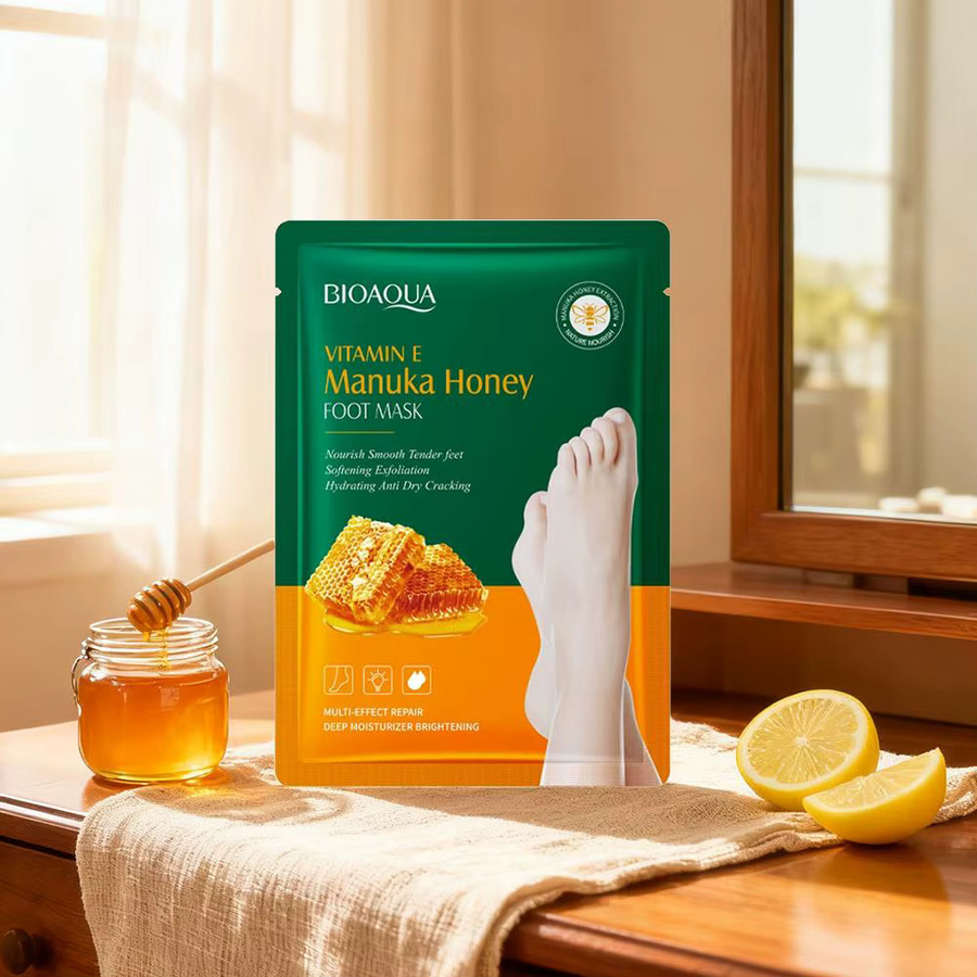 BIOAOUA Vitamin-E-Fußmaske mit Manuka-Honig, Unisex - Bild 6