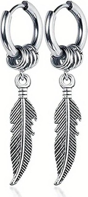 LChome Ohrringe Set, Spiralohrringe und Federohrringe, Edelstahl, Silber, Unisex - Bild 1