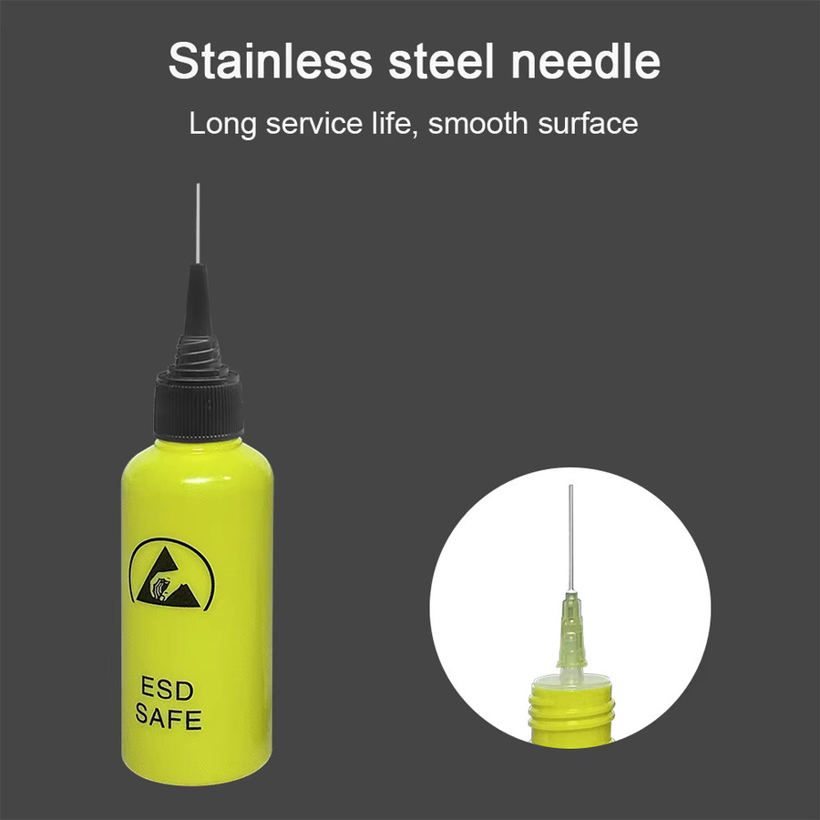Lefavor Antistatische Lösungsmittelflasche mit Nadel für Telefonreparatur, 65 ml oder 100 ml - Bild 3