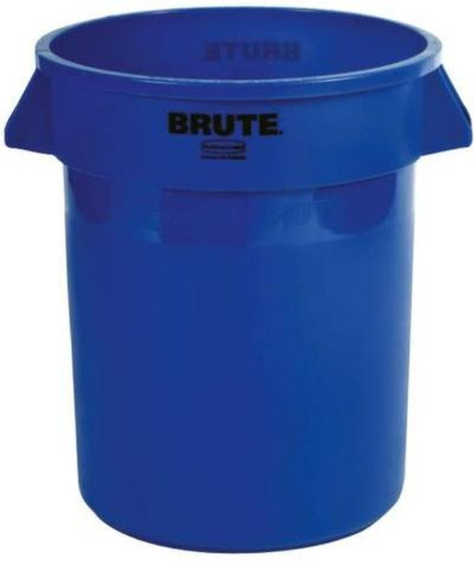 Rubbermaid Wertstoffsammler Brute aus Polyethylen, rund, 75 l, blau - Bild 3