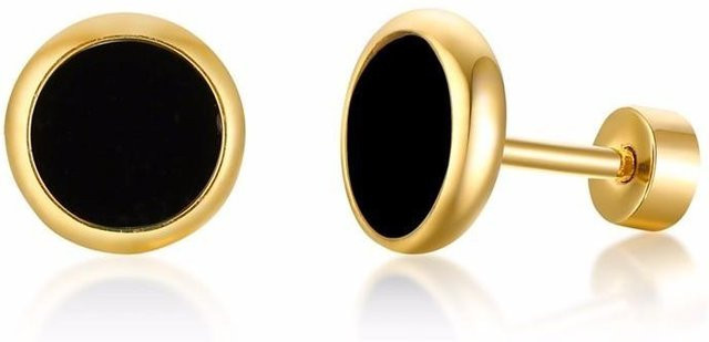 Vnox Ohrstecker, Edelstahl, Gold, Damen - Bild 1