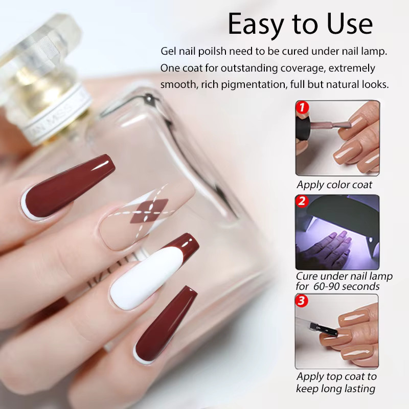 Arte Clavo Nagel-Gel-Nagellack, Glänzend, 15 ml - Bild 3