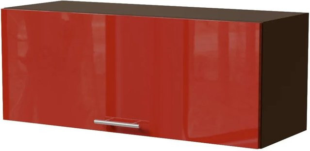 Feldmann-Wohnen Klapphängeschrank Brerra W4B/90 in Karminrot Hochglanz, B/T/H: 90 x 32,5 x 36 cm - Bild 1