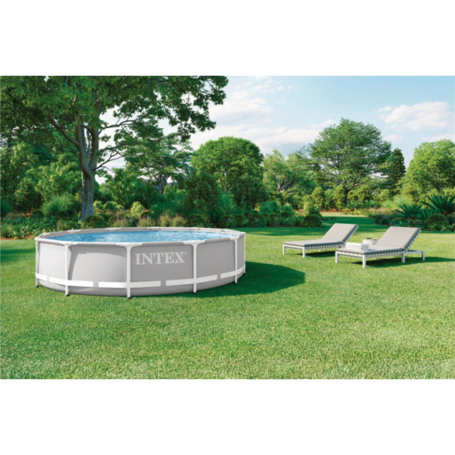 Intex Frame Swimming Pool Set Serie Prism Rondo II aus laminiertem Vinyl, Durchmesser: 366 cm, Höhe: 76 cm, ohne Kartuschenfilteranlage - Bild 2