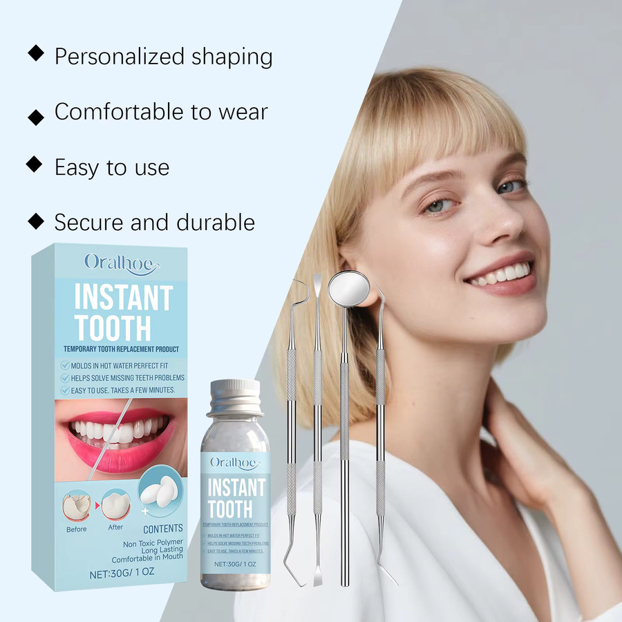 Oralhoe Zahnreparatur-Kleber-Set, temporäre Zahnreparatur - Bild 2