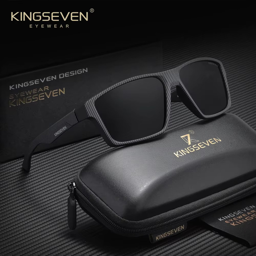 KINGSEVEN Sonnenbrille, Vollrand, Kunststoff, Unisex, polarisiert - Bild 1