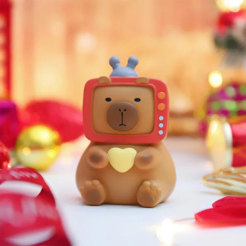 Wucifang Jewelry Capybara Blind Box Kawaii Anime Tierfigur aus PVC für Kinder - Bild 2