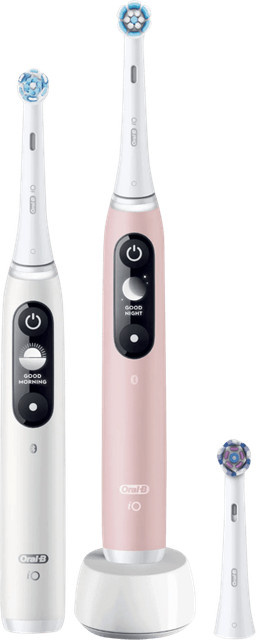 Oral-B iO Series 6N Doppelpack in Weiß und Rosa - Bild 1
