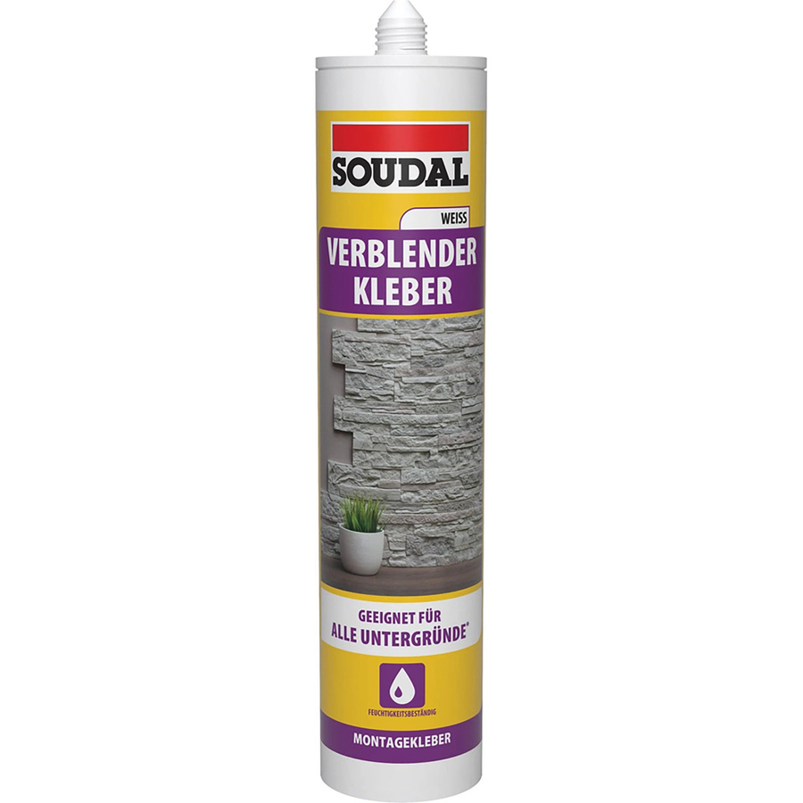 Soudal Verblenderkleber Dispersion in Weiß, 400 g - Bild 2