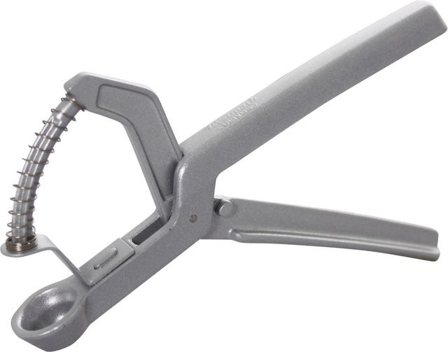 Schneider Olivenentsteiner aus Metall in Silber, Länge: 16,9 cm, Breite: 10,5 cm - Bild 1