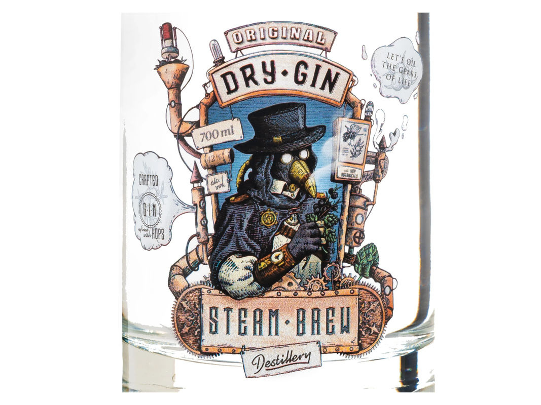 Steam Brew Hopfen Gin 0,7 l - Bild 2
