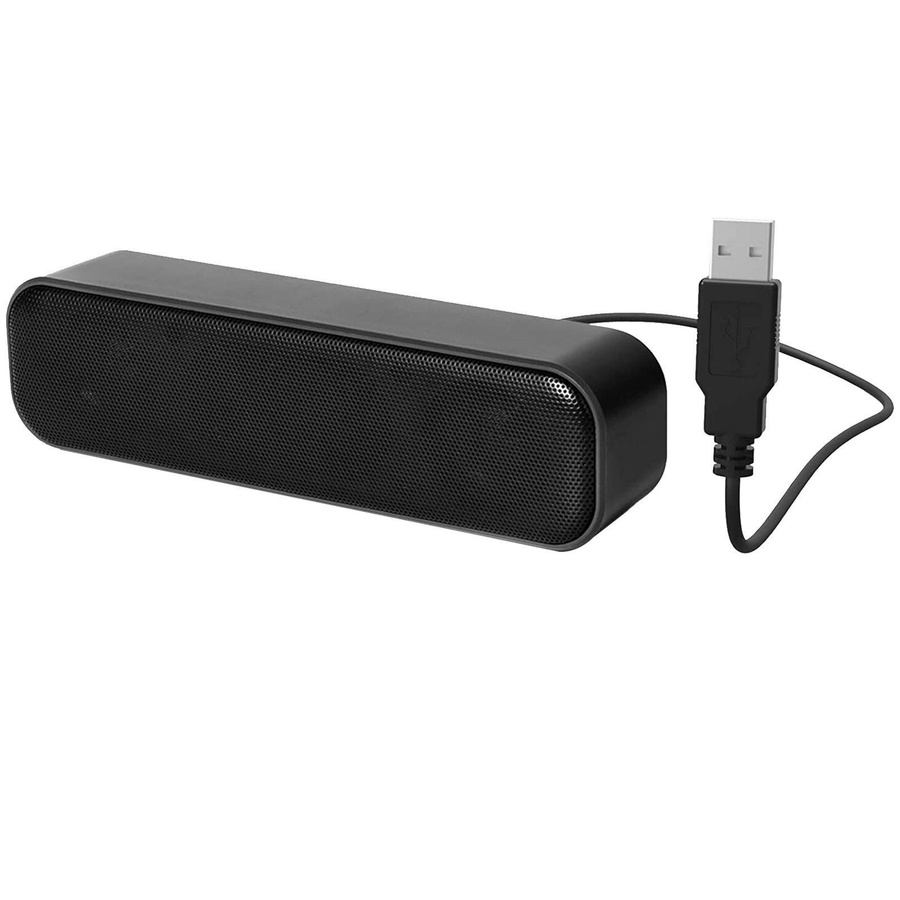 Honor Electronics Soundbar Mini-Computer-Lautsprecher, kabelgebundener USB-Desktop-Stereo-Lautsprecher in Schwarz - Bild 8