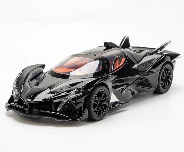 Linyi toy car Projekt Evo Spielzeugmodellauto, 1:24, Metall, mit Licht und Sound, ab 18 Jahre - Bild 1