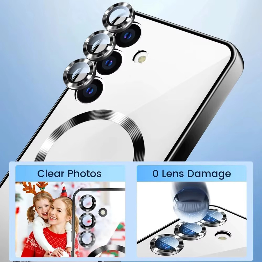Transparente MagSafe-Schutzhülle für Samsung Galaxy S26, S25 Ultra, S24, S23 FE und S22 Plus Edge mit magnetischem Linsenschutz und TPU-Abdeckung - Bild 5