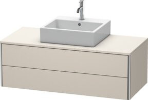 Duravit Waschtischunterschrank XSquare, Farbe Weiß matt, wandhängend, B: 120 cm, T: 54,8 cm, H: 40 cm - Bild 1