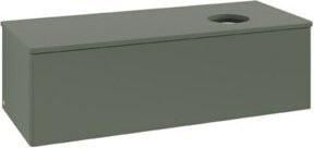 V&B Waschtischunterschrank Antao ohne Frontstruktur in Grau, B/T/H: 120 x 36 x 50 cm - Bild 1