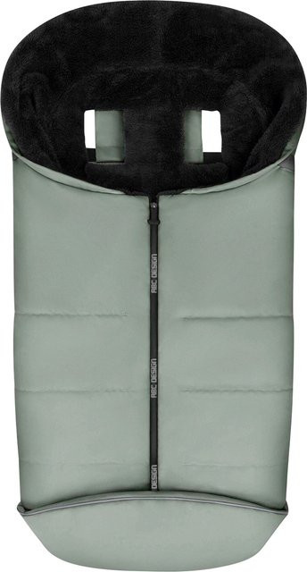ABC Design Winterfußsack in Grün mit Thermo-Fleece und reflektierenden Elementen - Bild 1