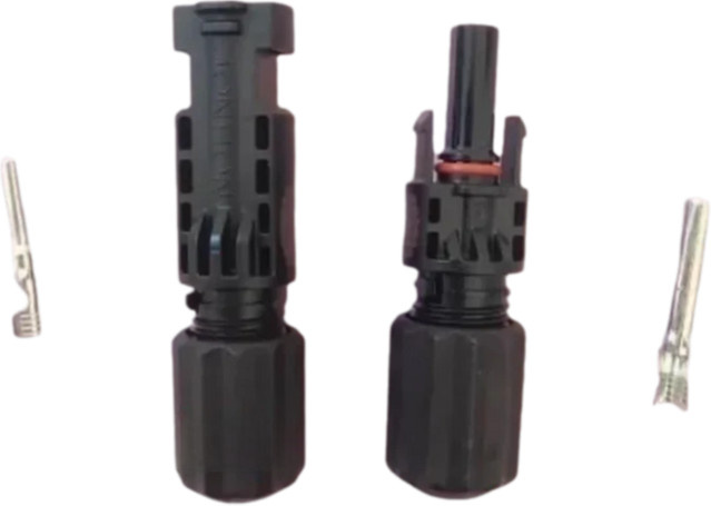 Jonhon 1500V-MCFour DC-Steckverbinder für HUAWEI Wechselrichter, 3-Phasen-Solarpanel-Stecker, Schwarz - Bild 1