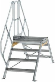 Günzburger Überstiegsmodul aus Aluminium in Silber - Bild 1