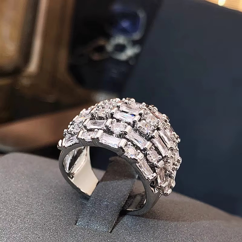 Huitan Ring, Silber, Zirkonia, Damen - Bild 3