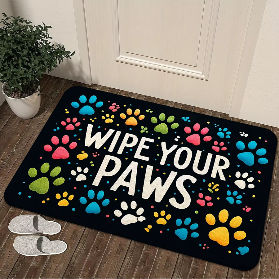 VIKAMA Hundefuttermatte mit Animal Print, rutschfest und schallabsorbierend, Multicolor, B/T: 50 x 50 cm - Bild 2